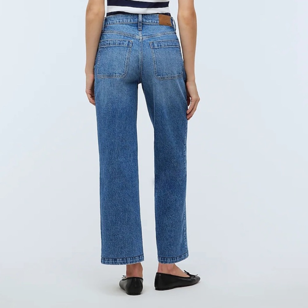 Madewell Wide-Leg Crop Jeans